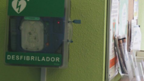 Lezoko Kirol instalazioetako desfibiladoreak