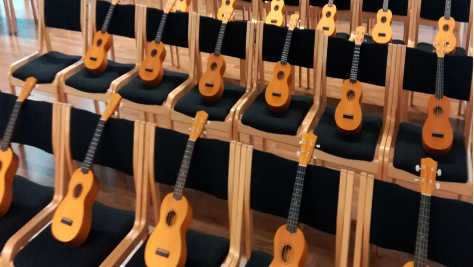 Ukelele tailerra maiatzaren 6an