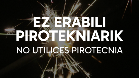 Piroteknia-erabilera Urtezahar gauean