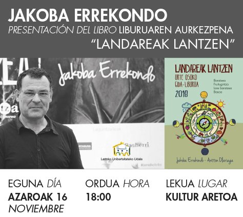 Jakoba Errekondo aurkezpena