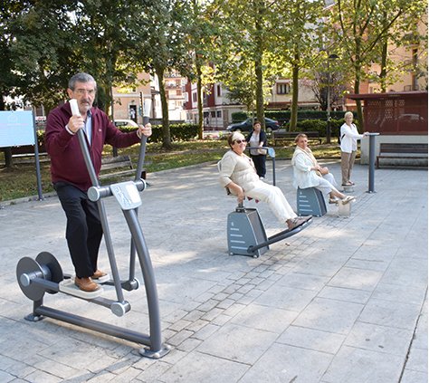 Euskal Herria plazako parke osasungarria