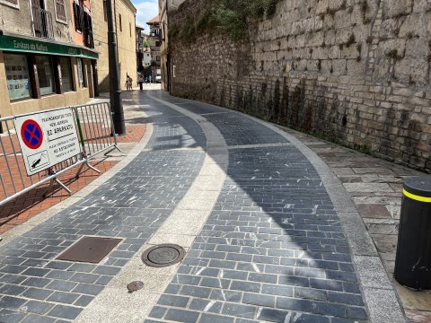 Cerrado el acceso a la Plaza del Santo Cristo 