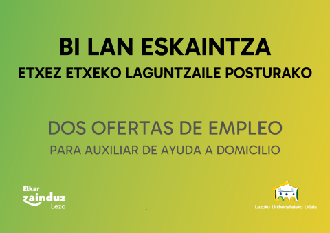 Etxez etxeko laguntzaileak