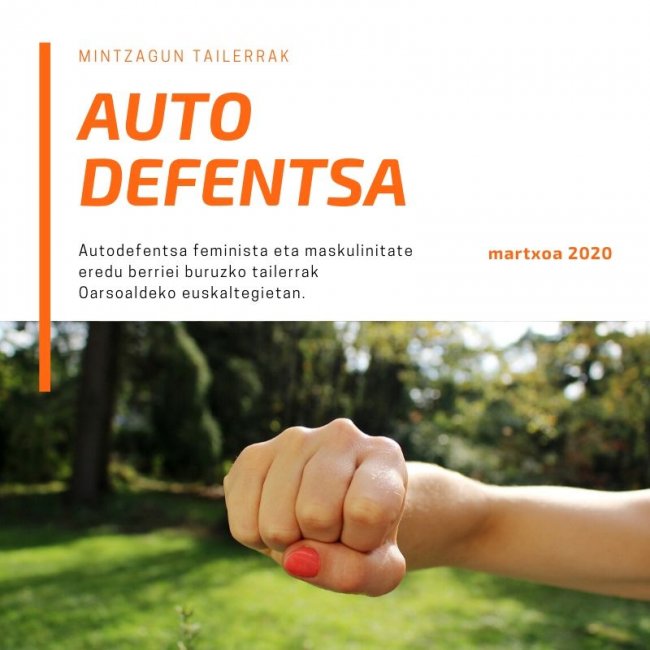 Autodefentsa ikastaroak Oarsoaldeako euskaltegietan