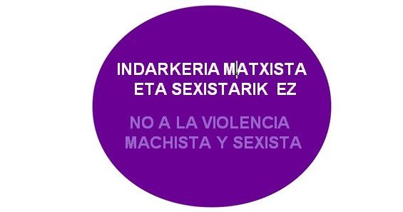 No a la violencia machista y sexista