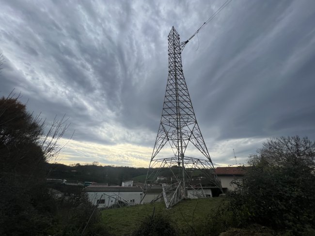 Desmontaje de la línea eléctrica