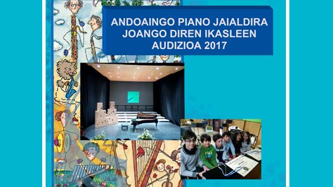 piano audizioa kartela