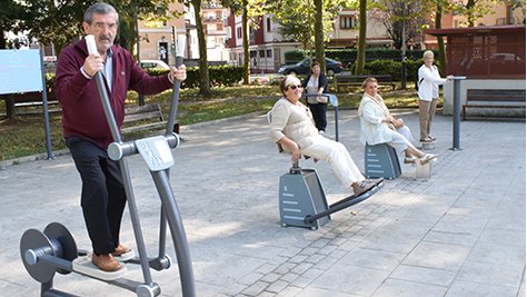 Euskal Herria plazako parke osasungarria