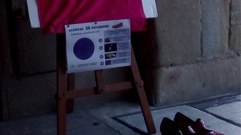 Zapata gorriak indarkeria sexistaren aurka