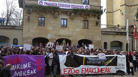 Oarso Bidasoko Hitza-k Martxoak 8an ateratako argazkia