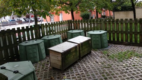 Zona de compostaje de Arretxene