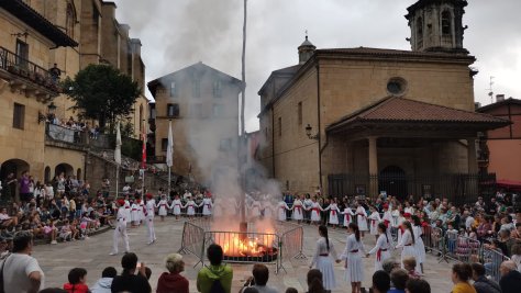 Celebración de la hoguera de San Juan