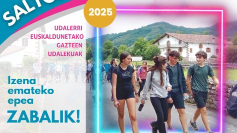 UEMA ha abierto la inscripción para las colonias itinerantes para jóvenes de los Municipios Vascos