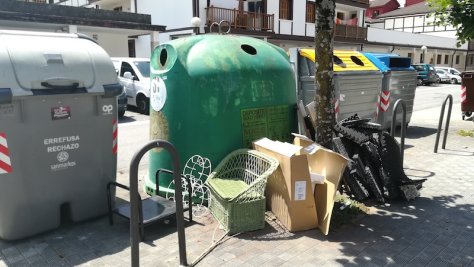 LOS RESIDUOS VOLUMINOSOS SE DEBERÁN DEPOSITAR ESTE MARTES
