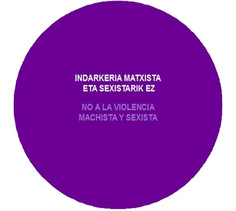 Biolentzai matxistarik ez!